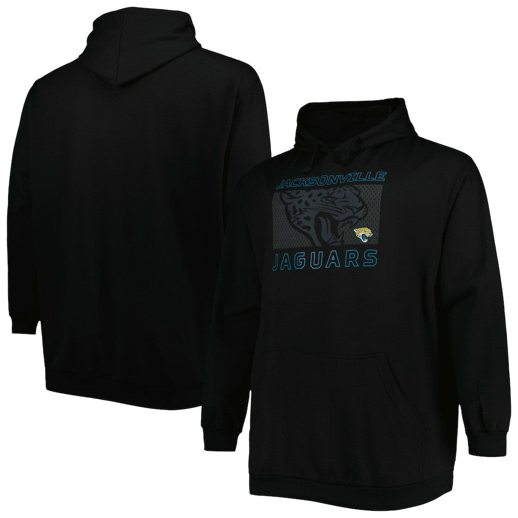 Jacksonville Jaguars Big & Tall Pop of Color Pullover Hoodie Black | Fanatics