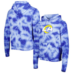 Los Angeles Rams New Era Team Tie-Dye Pullover Hoodie Royal | NFL
