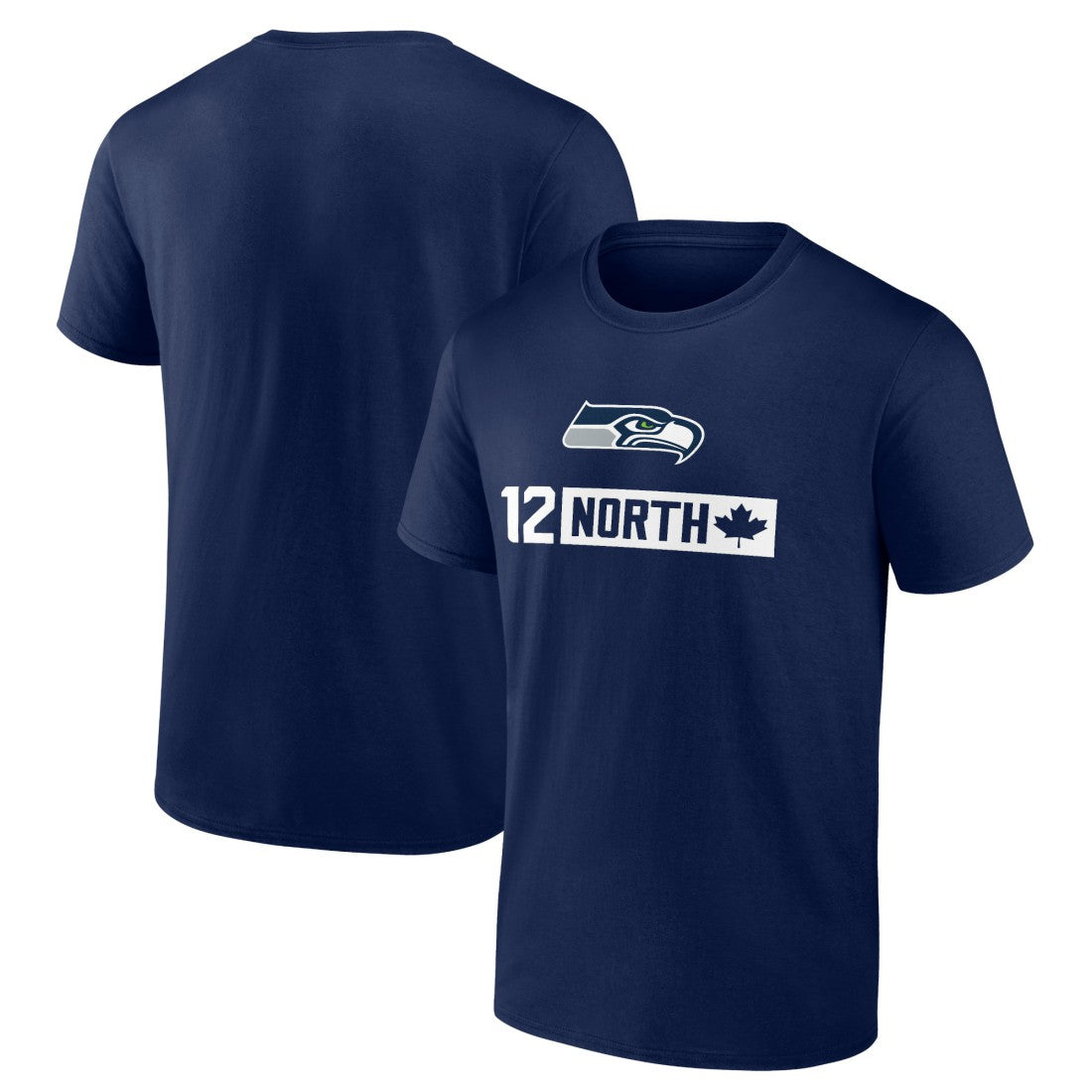 Seattle Seahawks 12 North T-Shirt College Navy | NFL