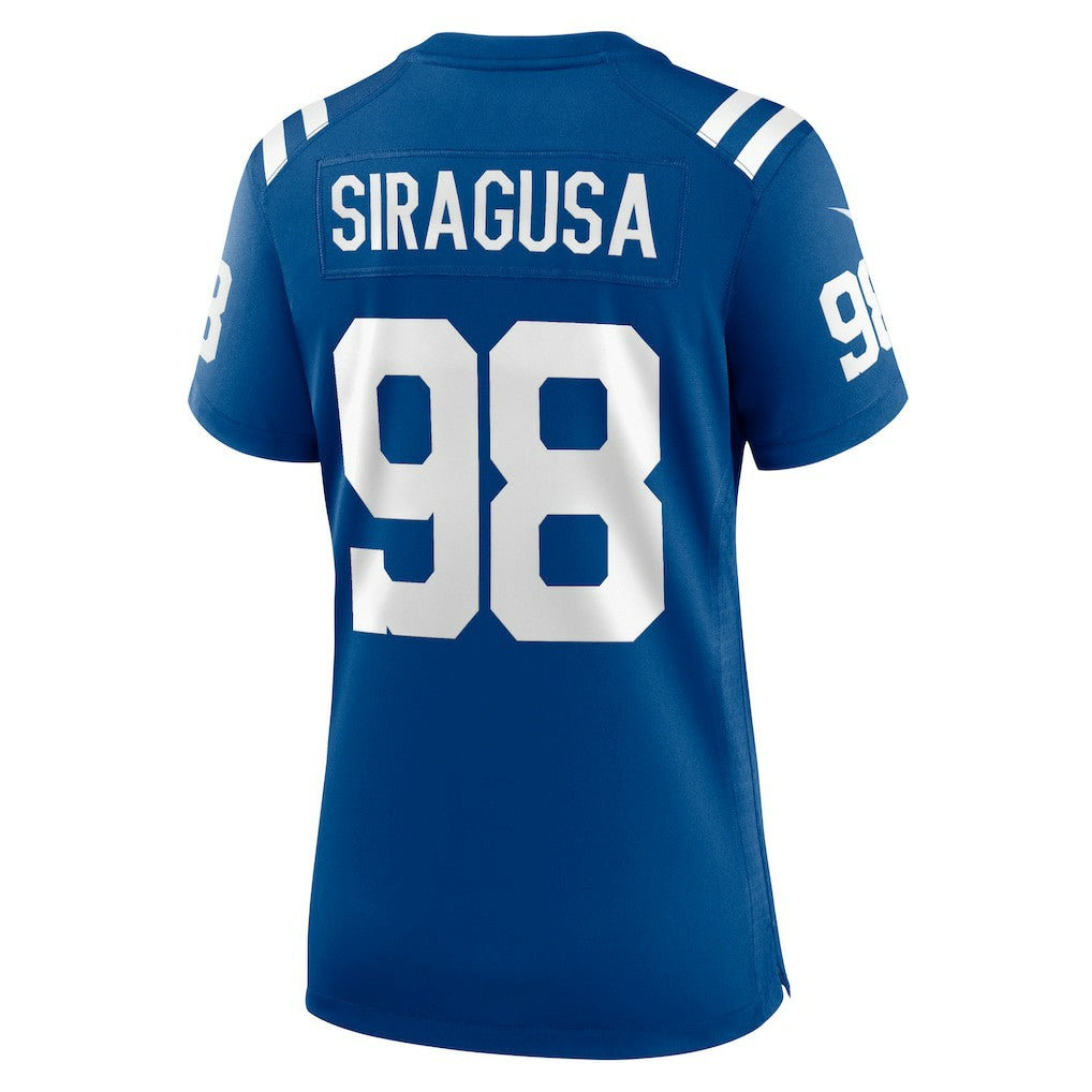 Tony Siragusa Indianapolis Colts Women's Game Retired Player Jersey Royal | Nike for Sale