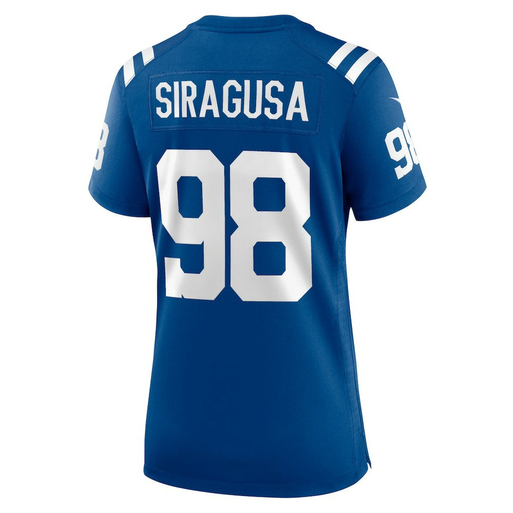 Tony Siragusa Indianapolis Colts Women's Game Retired Player Jersey Royal | Nike for Sale