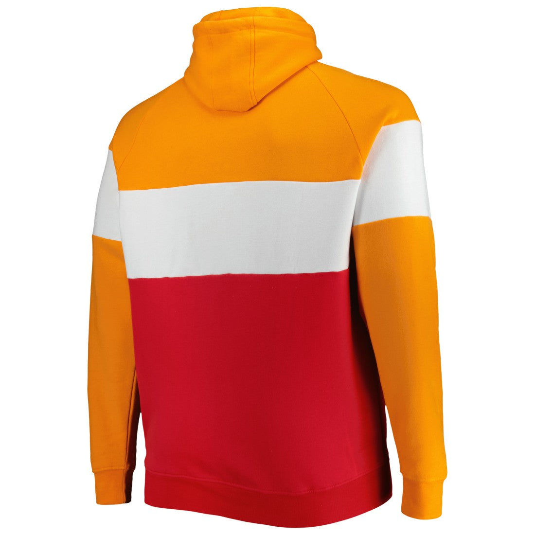Tampa Bay Buccaneers New Era Big & Tall Throwback Colorblock Raglan Pullover Hoodie Red | NFL