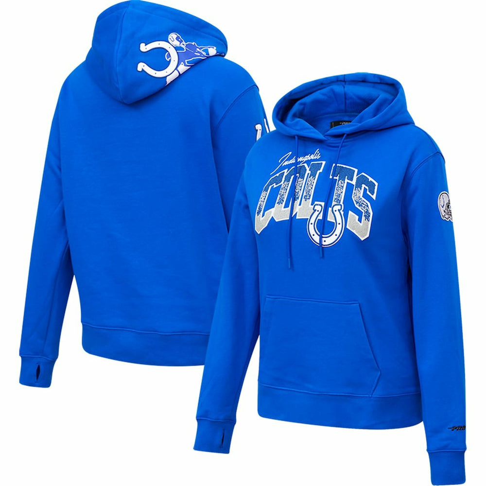 Indianapolis Colts Pro Standard Women's Local Patch Pullover Hoodie Royal | NFL