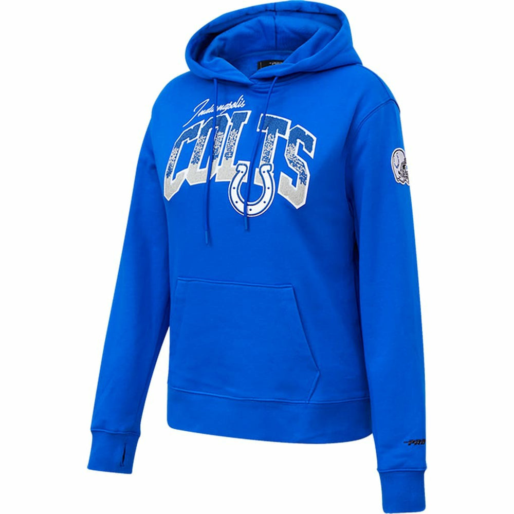 Indianapolis Colts Pro Standard Women's Local Patch Pullover Hoodie Royal | NFL
