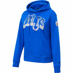 Indianapolis Colts Pro Standard Women's Local Patch Pullover Hoodie Royal | NFL