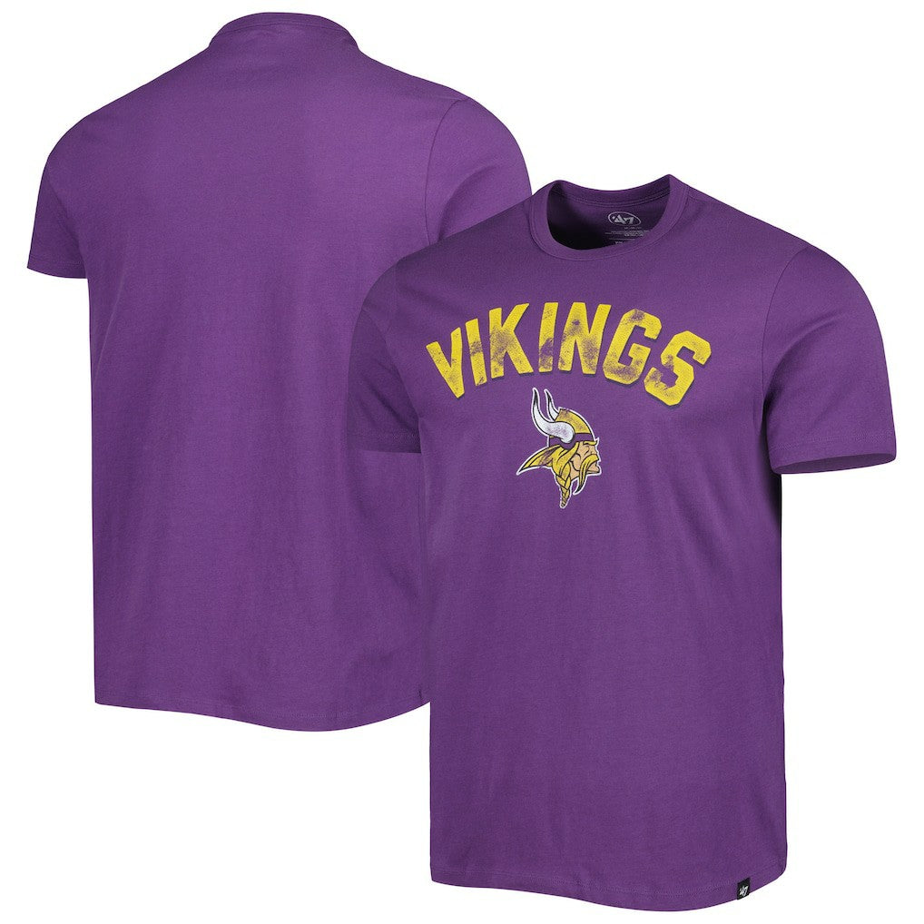 Minnesota Vikings '47 All Arch Franklin T-Shirt Purple | 47 brand