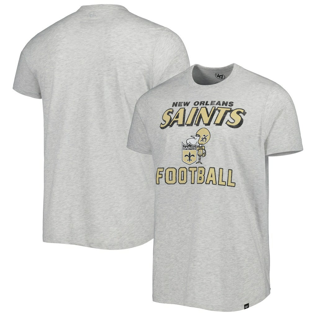 New Orleans Saints '47 Dozer Franklin Lightweight T-Shirt Gray | 47 brand