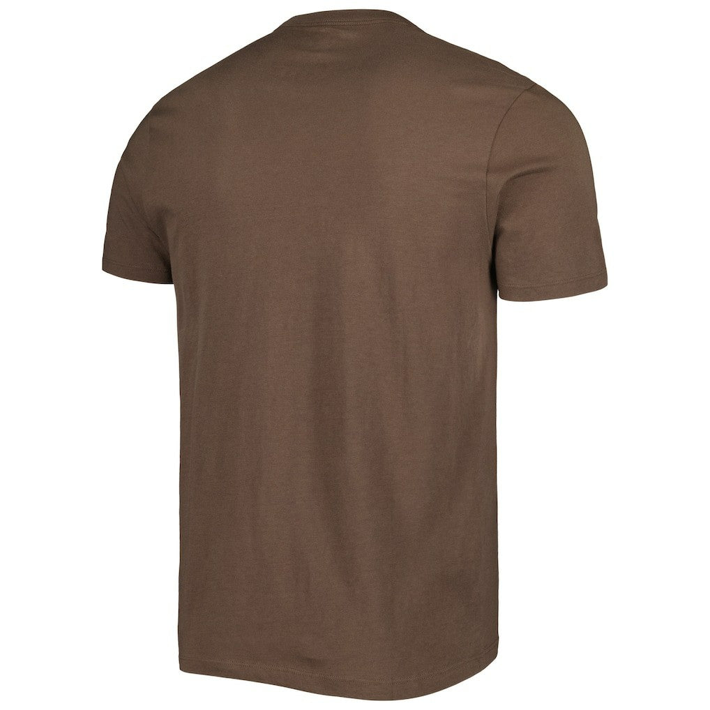 Cleveland Browns '47 Wordmark Rider Franklin T-Shirt Brown | 47 brand