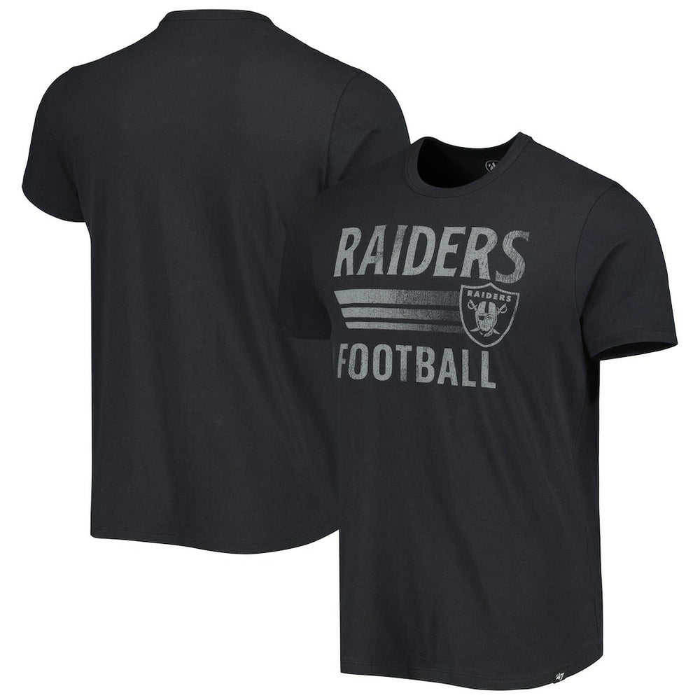 Las Vegas Raiders '47 Wordmark Rider Franklin T-Shirt Black | 47 brand