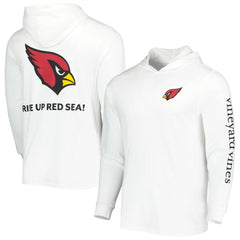 Arizona Cardinals Vineyard Vines Local Long Sleeve Hoodie T-Shirt White | NFL