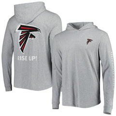 Atlanta Falcons Vineyard Vines Local Long Sleeve Hoodie T-Shirt Heathered Gray | NFL