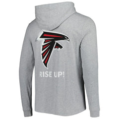 Atlanta Falcons Vineyard Vines Local Long Sleeve Hoodie T-Shirt Heathered Gray | NFL