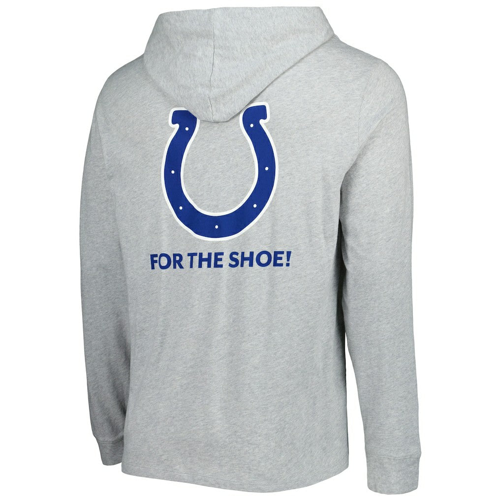 Indianapolis Colts Vineyard Vines Local Long Sleeve Hoodie T-Shirt Heathered Gray | NFL