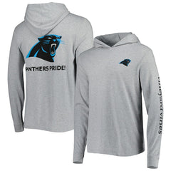 Carolina Panthers Vineyard Vines Local Long Sleeve Hoodie T-Shirt Heathered Gray | NFL