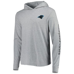 Carolina Panthers Vineyard Vines Local Long Sleeve Hoodie T-Shirt Heathered Gray | NFL