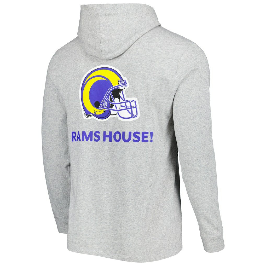 Los Angeles Rams Vineyard Vines Local Long Sleeve Hoodie T-Shirt Heathered Gray | NFL