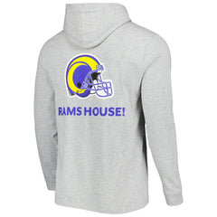 Los Angeles Rams Vineyard Vines Local Long Sleeve Hoodie T-Shirt Heathered Gray | NFL
