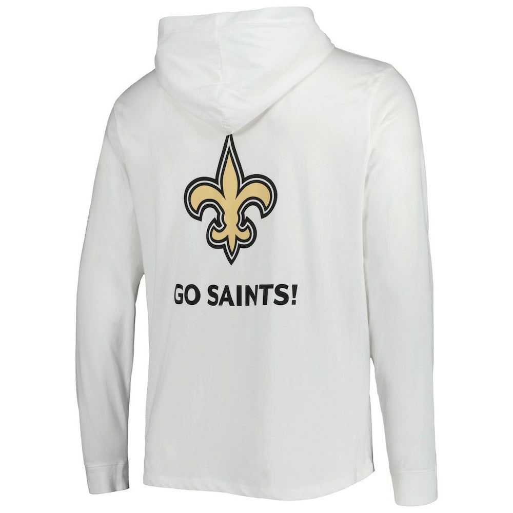New Orleans Saints Vineyard Vines Local Long Sleeve Hoodie T-Shirt White | NFL
