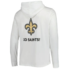New Orleans Saints Vineyard Vines Local Long Sleeve Hoodie T-Shirt White | NFL