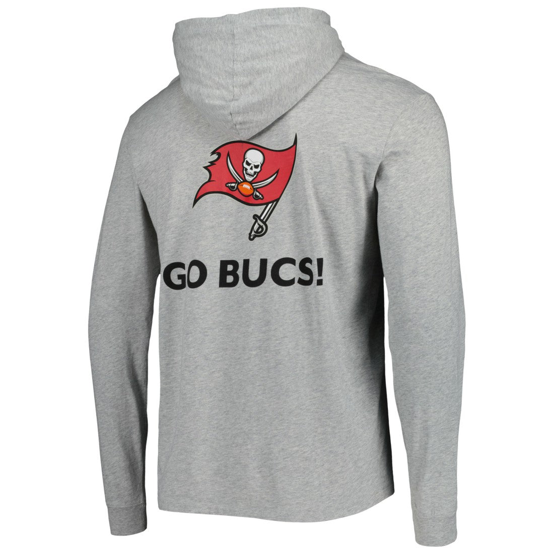 Tampa Bay Buccaneers Vineyard Vines Local Long Sleeve Hoodie T-Shirt Heathered Gray | NFL