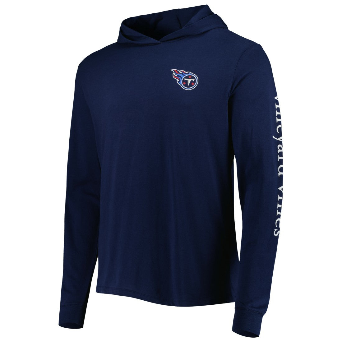 Tennessee Titans Vineyard Vines Local Long Sleeve Hoodie T-Shirt Navy | NFL