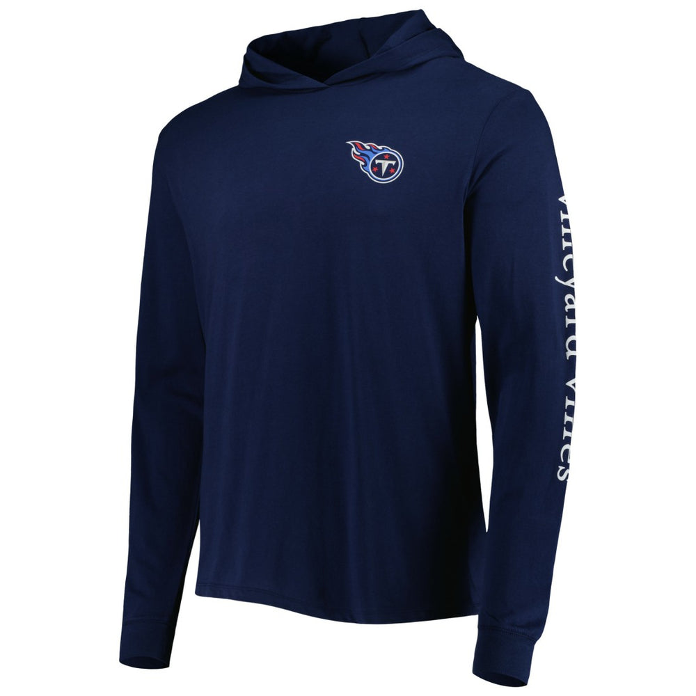 Tennessee Titans Vineyard Vines Local Long Sleeve Hoodie T-Shirt Navy | NFL