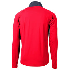 Indianapolis Colts Cutter & Buck Adapt Eco Knit Hybrid Recycled Quarter-Zip Pullover Top Red | NFL