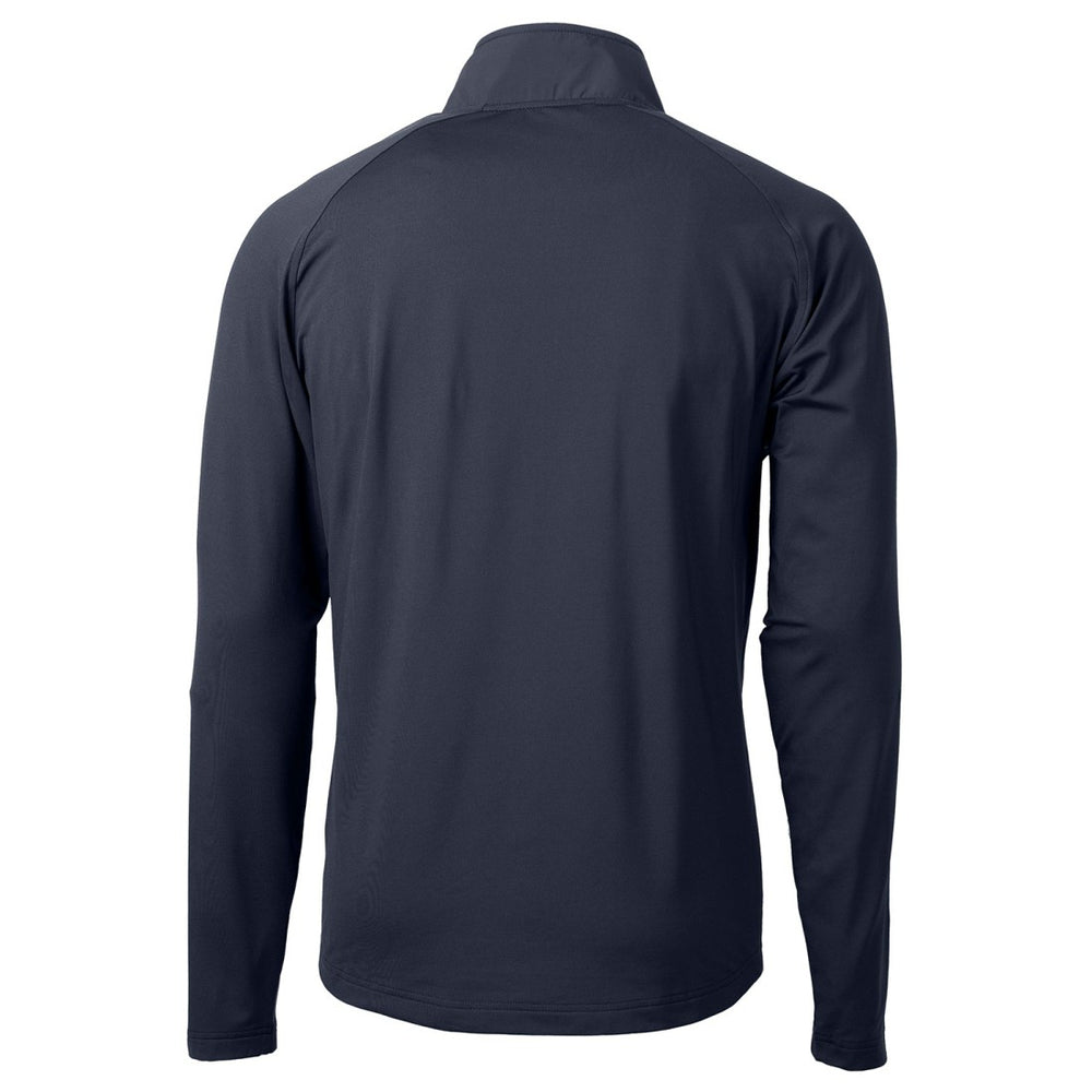 Houston Texans Cutter & Buck Adapt Eco Knit Hybrid Recycled Quarter-Zip Pullover Top Navy | NFL