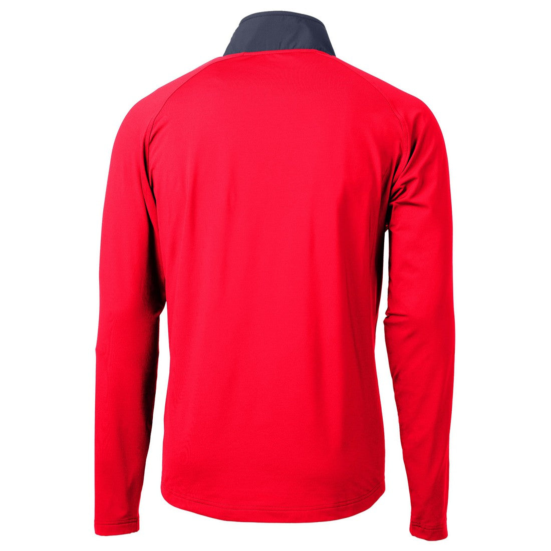 Houston Texans Cutter & Buck Adapt Eco Knit Hybrid Recycled Quarter-Zip Pullover Top Red | NFL
