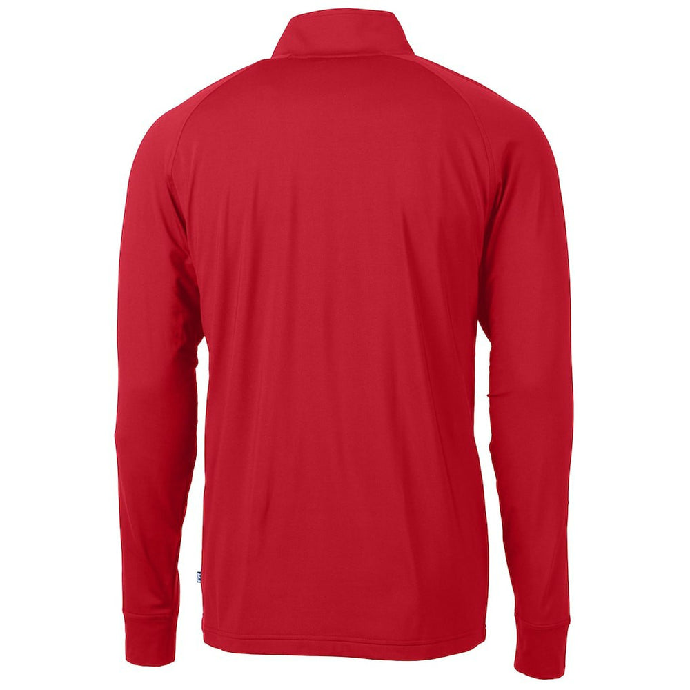 Pittsburgh Steelers Cutter & Buck Team Adapt Eco Knit Hybrid Recycled Quarter-Zip Pullover Top Red | NFL