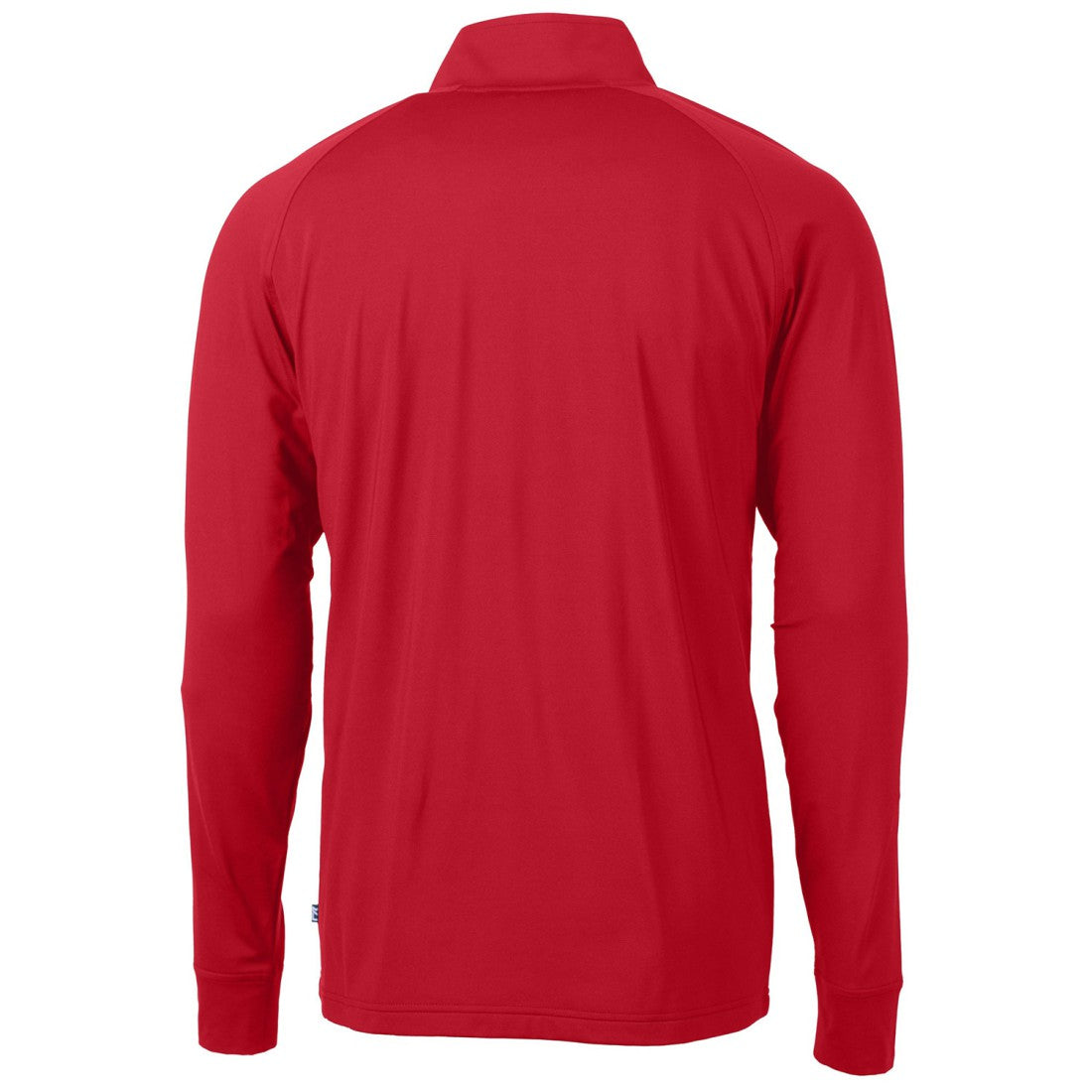 Tennessee Titans Cutter & Buck Team Adapt Eco Knit Hybrid Recycled Quarter-Zip Pullover Top Red | NFL