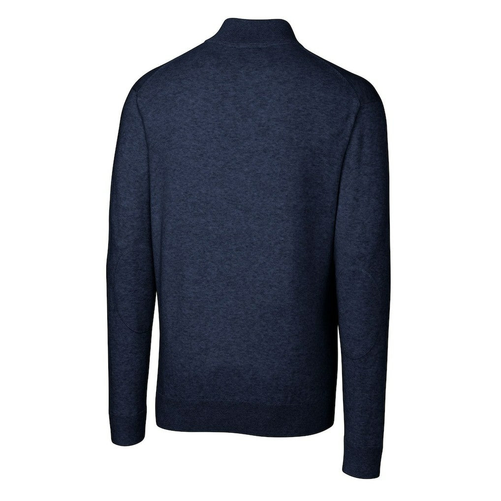 New York Giants Cutter & Buck Lakemont Quarter-Zip Pullover Sweater Navy | NFL