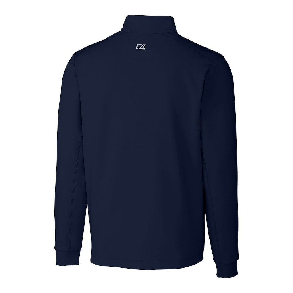 Baltimore Ravens Cutter & Buck Big & Tall Traverse Stretch Quarter-Zip Pullover Top Navy | NFL