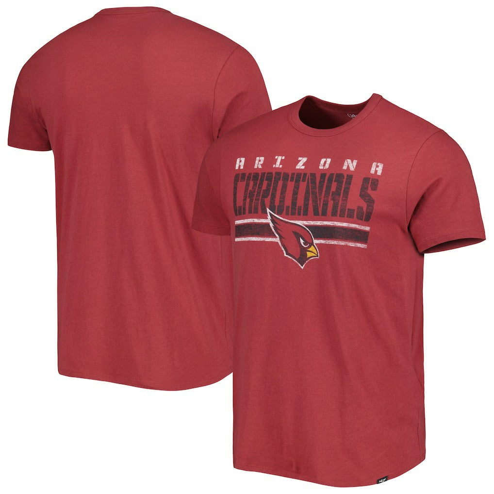Arizona Cardinals '47 Team Stripe T-Shirt Cardinal | 47 brand