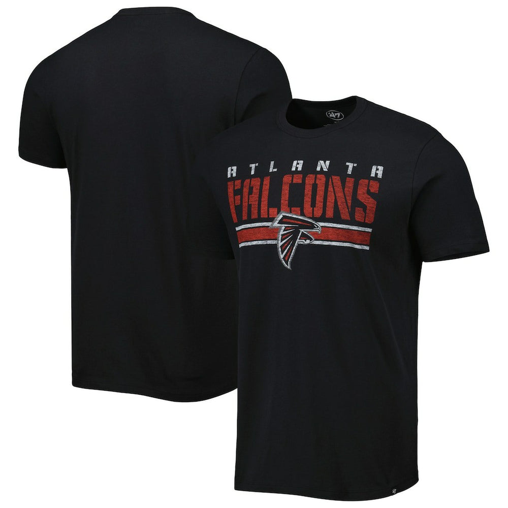 Atlanta Falcons '47 Team Stripe T-Shirt Black | 47 brand