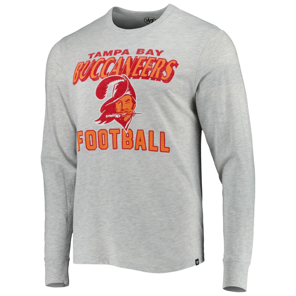 Tampa Bay Buccaneers '47 Dozer Franklin Long Sleeve T-Shirt Heathered Gray | 47 brand