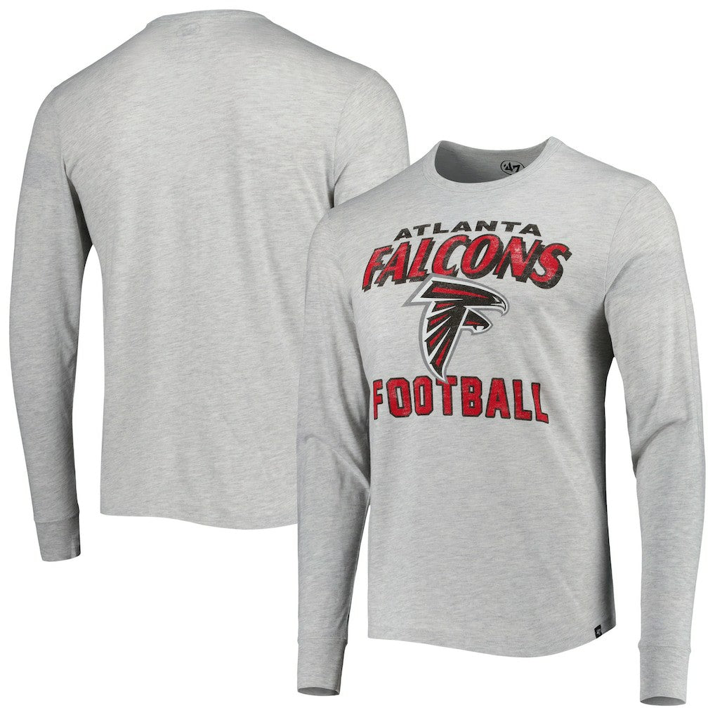 Atlanta Falcons '47 Dozer Franklin Long Sleeve T-Shirt Heathered Gray | 47 brand