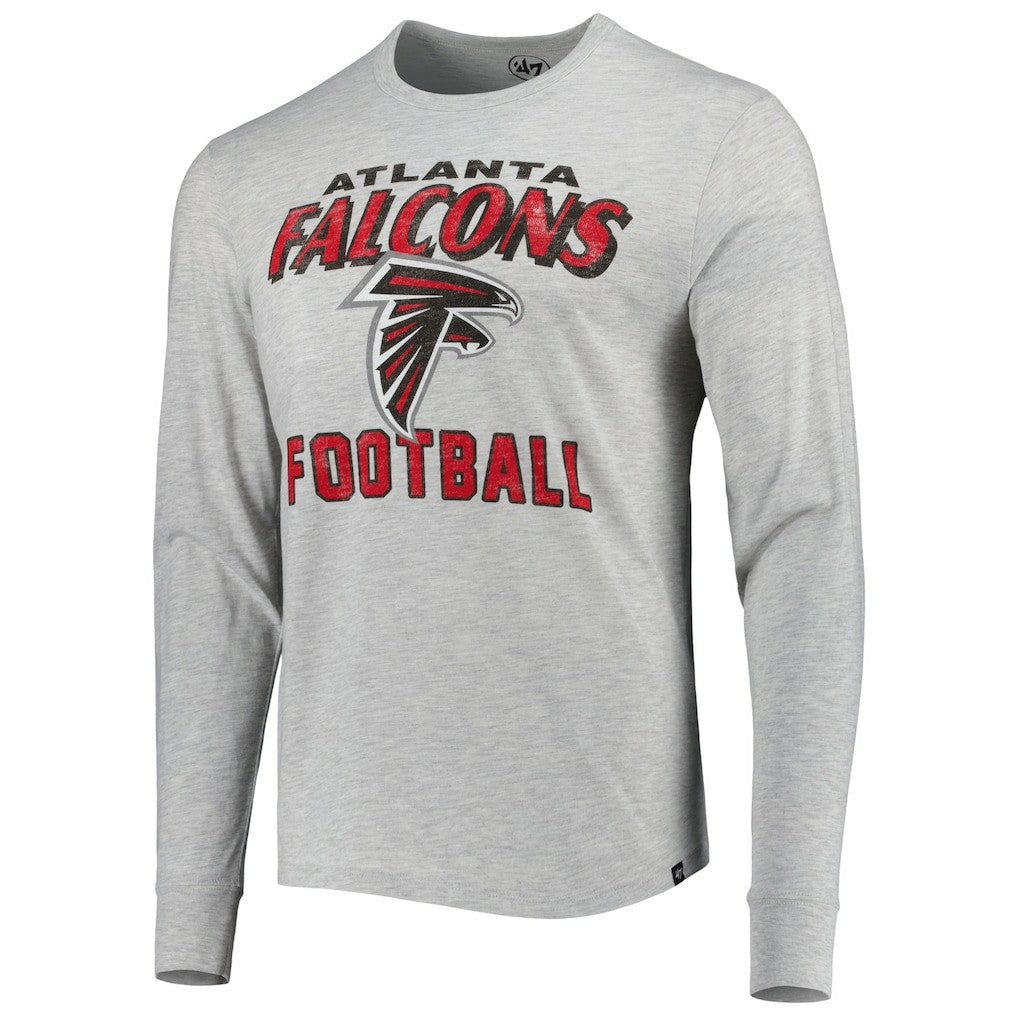 Atlanta Falcons '47 Dozer Franklin Long Sleeve T-Shirt Heathered Gray | 47 brand