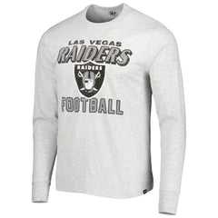 Las Vegas Raiders '47 Dozer Franklin Long Sleeve T-Shirt Heathered Gray | 47 brand