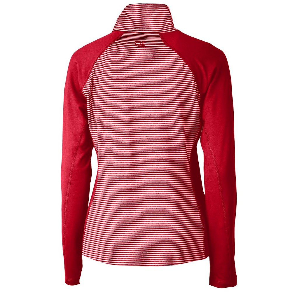 Indianapolis Colts Cutter & Buck Women's Forge Tonal Half-Zip Top Cardinal | NFL