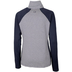 New York Giants Cutter & Buck Women's Forge Tonal Half-Zip Top Navy | NFL