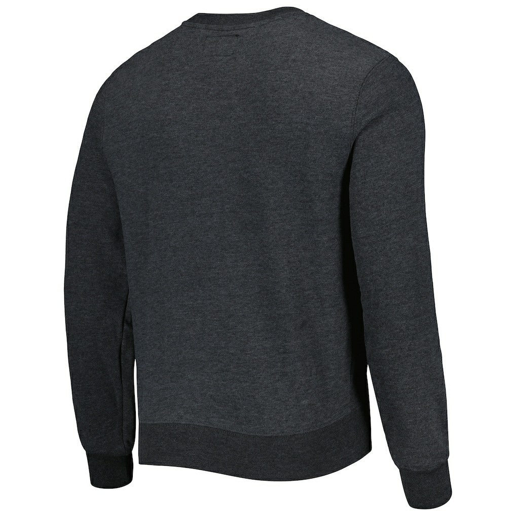 Las Vegas Raiders '47 Bypass Tribeca Pullover Sweatshirt Heathered Black | 47 brand