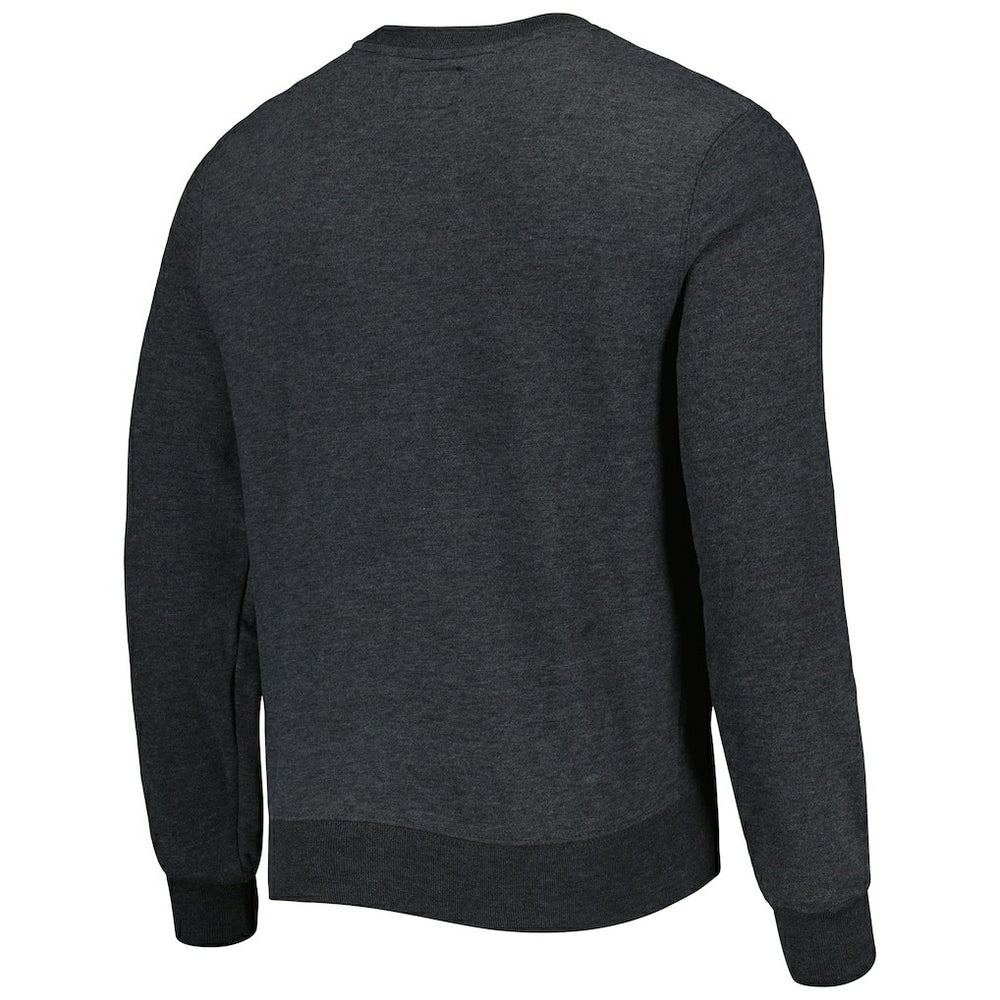 Las Vegas Raiders '47 Bypass Tribeca Pullover Sweatshirt Heathered Black | 47 brand