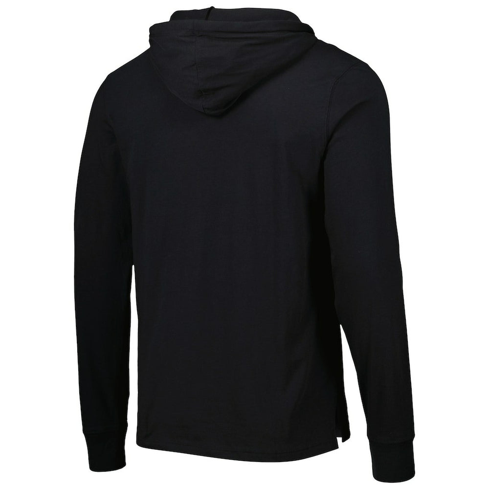 New Orleans Saints '47 Field Franklin Hooded Long Sleeve T-Shirt Black | 47 brand
