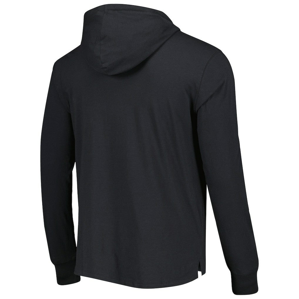 Las Vegas Raiders '47 Field Franklin Hooded Long Sleeve T-Shirt Black | 47 brand