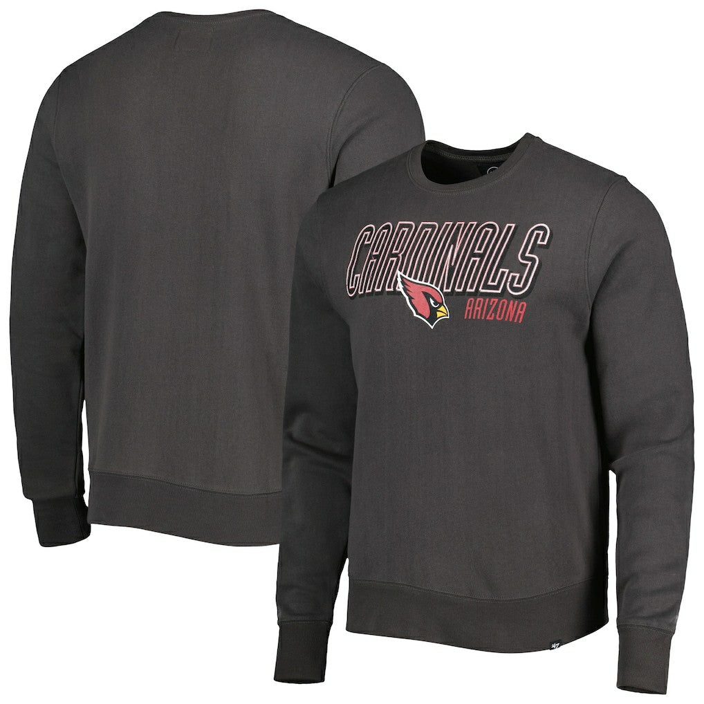 Arizona Cardinals '47 Locked In Headline Pullover Sweatshirt Charcoal | 47 brand