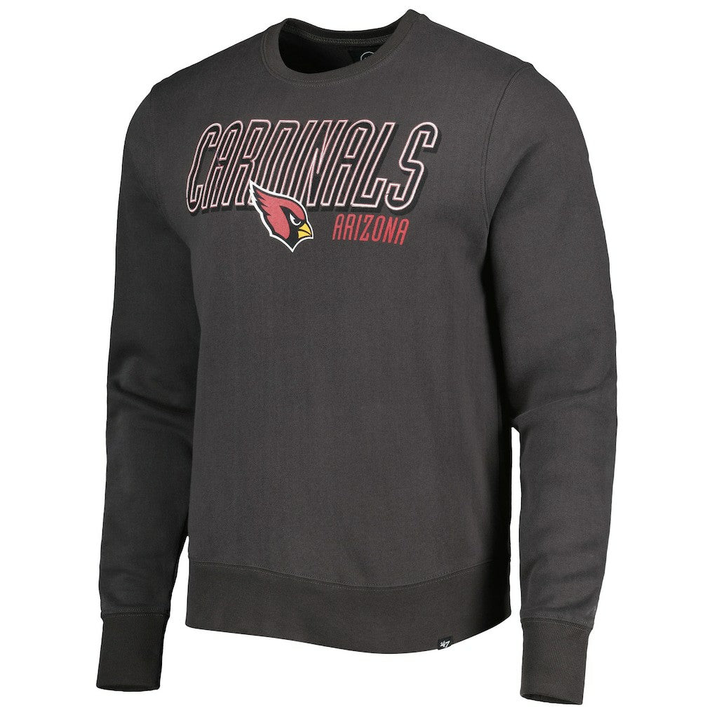 Arizona Cardinals '47 Locked In Headline Pullover Sweatshirt Charcoal | 47 brand