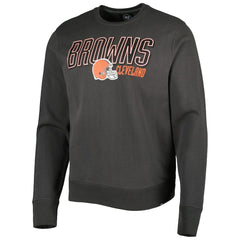 Cleveland Browns '47 Locked In Headline Pullover Sweatshirt Charcoal | 47 brand