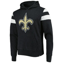 New Orleans Saints '47 Premier Nico Pullover Hoodie Heathered Black | 47 brand