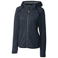 Miami Dolphins Cutter & Buck Women's Mainsail Full-Zip Jacket Heathered Navy | NFL
